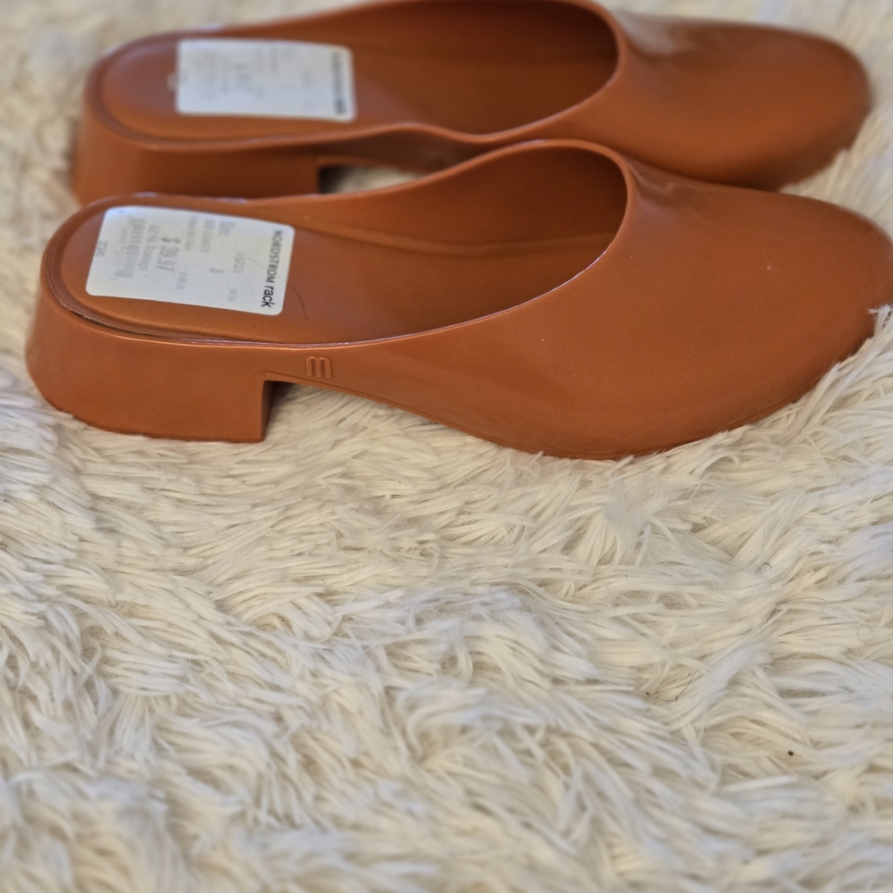 Melissa Orange Mules
